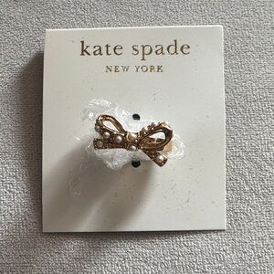 Kate Spade Gold and Pearl Ring